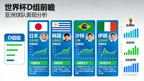 世界杯D组前瞻 日本 韩国 沙特 伊朗 亚洲球队表现